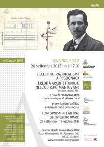 Eclettico Razionalismo 26 settembre 2015